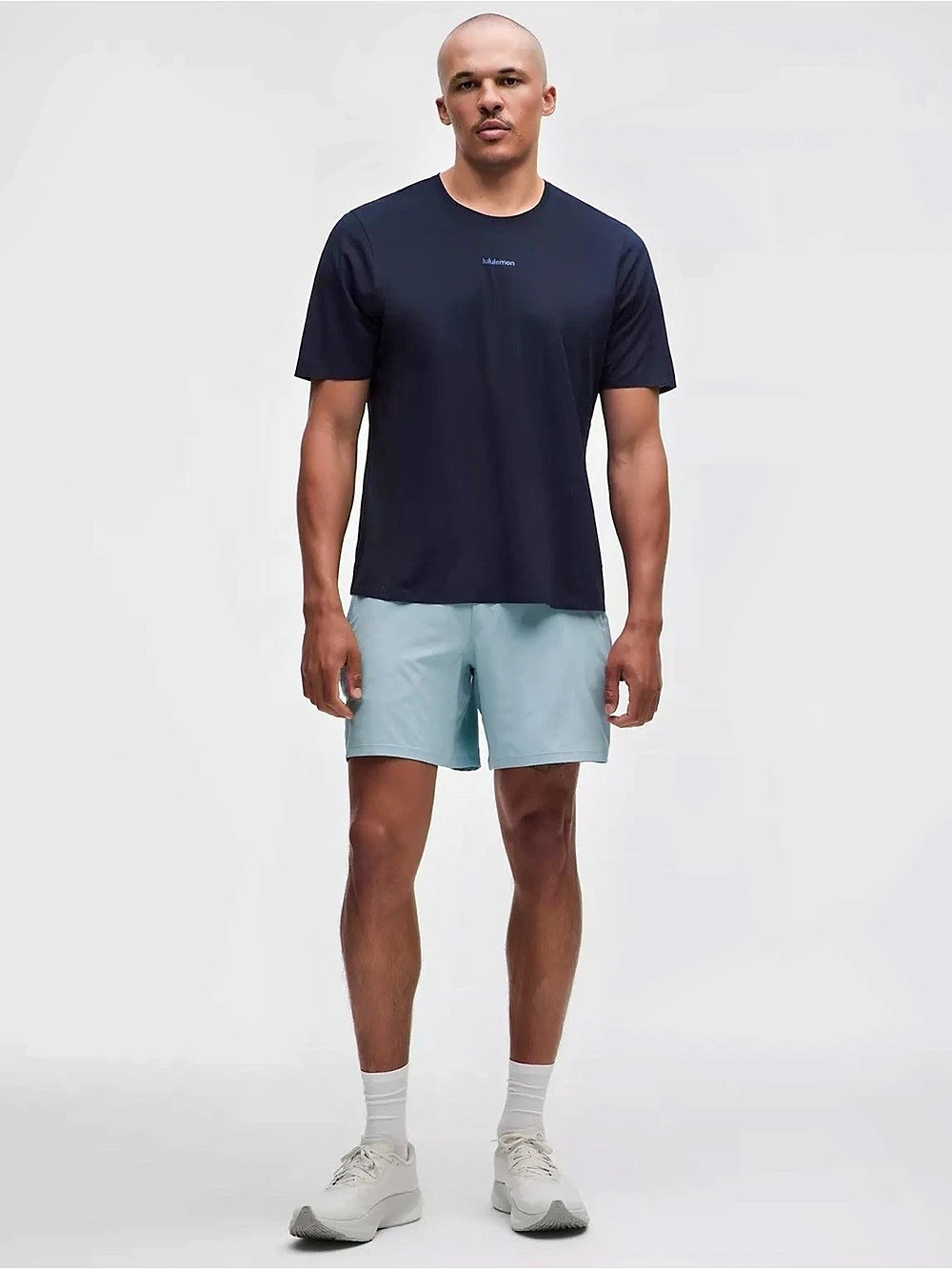 lululemon Men's Athletic Shorts in Blue Medium